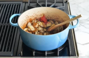 Cook until the vegetables are softened