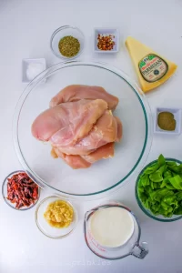 ups coarsely chopped baby spinach